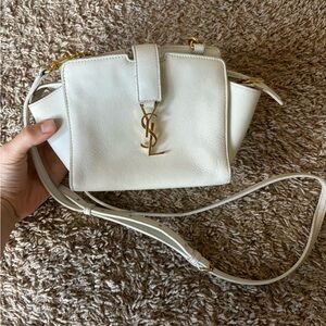 Whit mini YSL crossbody bag